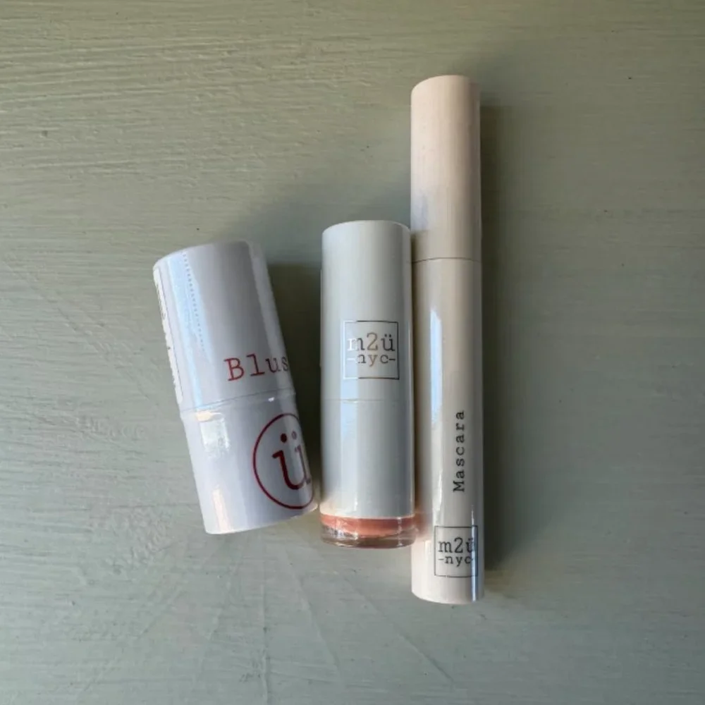 NWT M2U NYC Mascara, Lipstick and Cream Blush Bundle